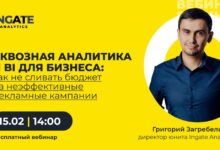 Photo of Вебинар: «Сквозная аналитика и BI для бизнеса»